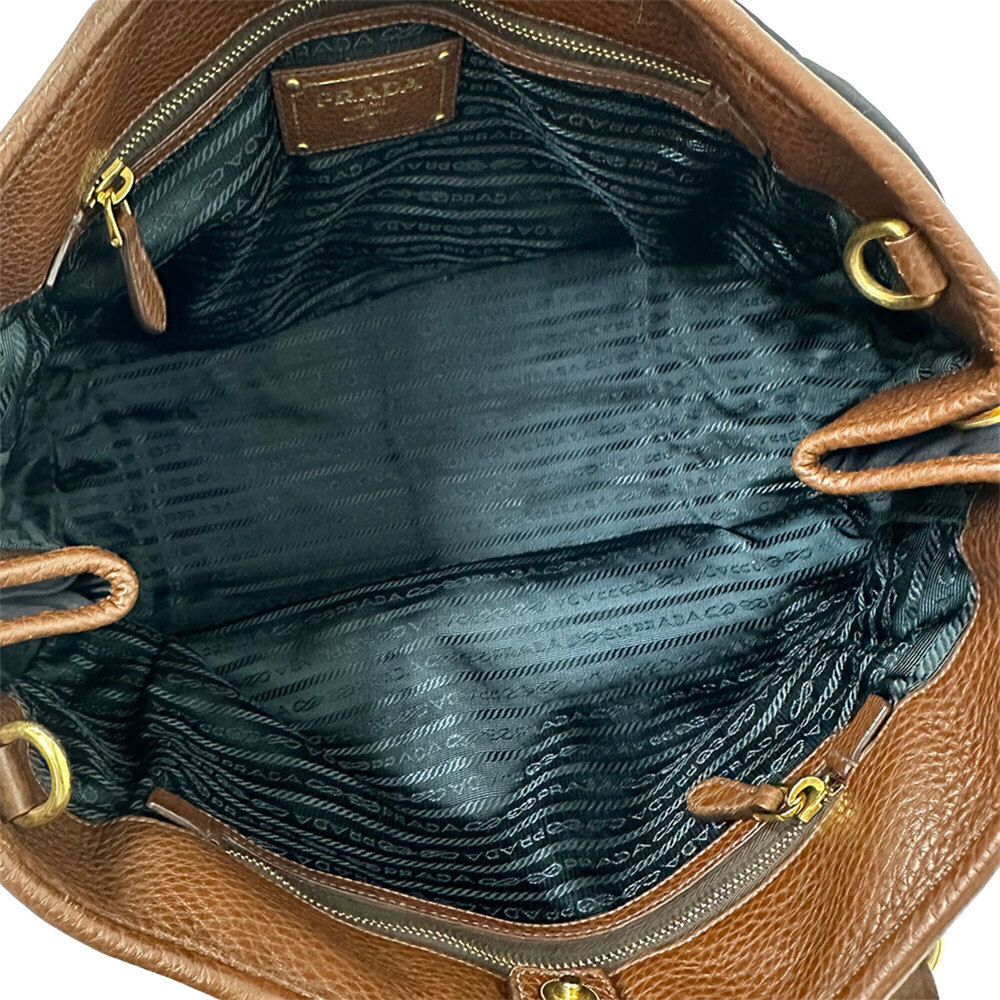 Prada handbag for women and men, brand name, handbag/shoulder bag, 2-way, nyl... - Picture 9 of 11